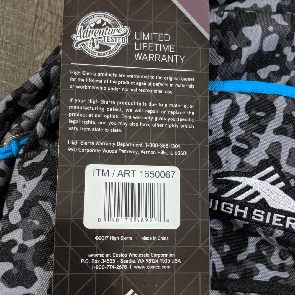 High Sierra RipRap Every Day Backpack Digi Camo - Picture 7 of 8